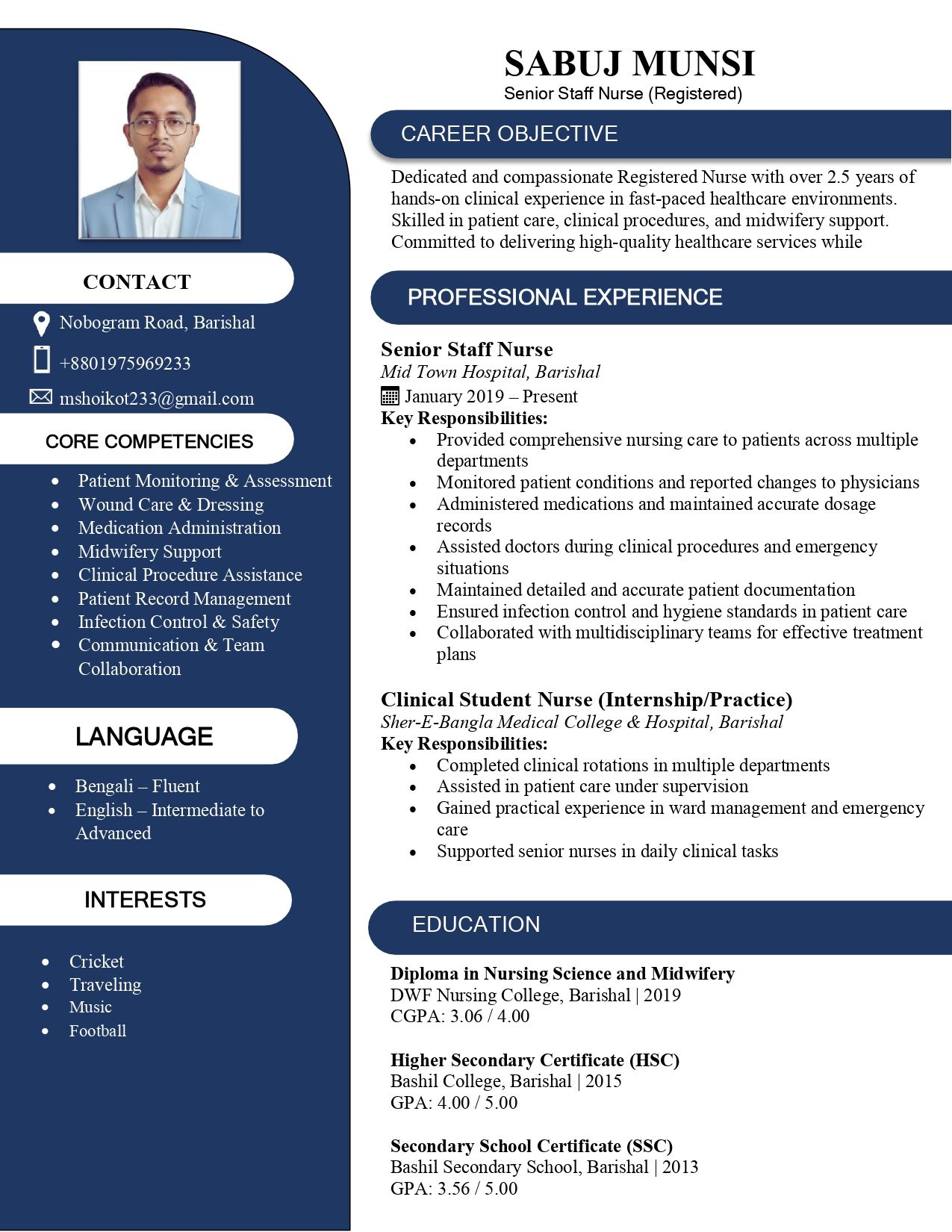 Nurse Resume