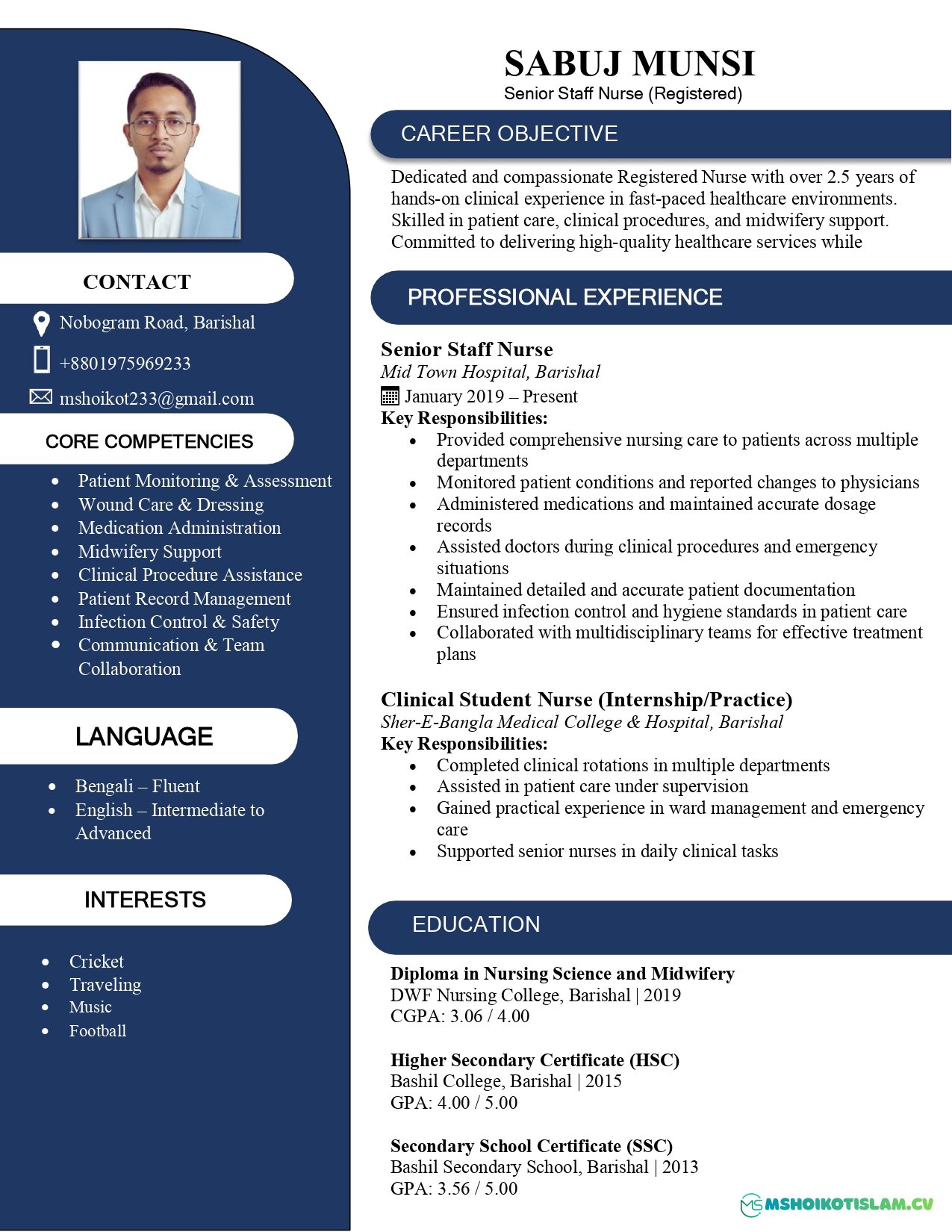 Nurse Resume